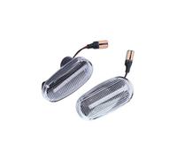 Generico Segnale Svolta 2 pezzi LED luci posizione laterali dinamiche lampeggianti lampada lampeggiante per Alfa per Romeo per Mito 955 147 GT 937 Luci Led(Crystal White)