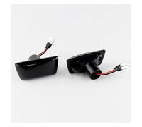 Generico Segnale Svolta 2 pz Indicatore Laterale Dinamico LED Ripetitore di Direzione Luce Per Chevy Per Aveo Per T300 Per Cruze Per Orlando Luci Led(Smoked NO Dynamic)
