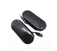 Generico Segnale Svolta 2PCS Dinamica LED Indicatori direzione laterali Che scorre Per VW Per Bora Per Golf Per Passat Per Polo Per Sharan Luci Led(Smoked Black)
