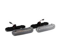 Generico Segnale Svolta 4 pezzi per Mazda per Miata MX-5 NA NB 1990-2005 lente LED indicatore laterale luce ambra rosso OEM # NA01515FX 8BN1-51-120 Luci Led(Clear lens)