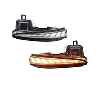 Generico Segnale Svolta Indicatore luminoso dello specchietto laterale anteriore Indicatori direzione per Toyota per Tacoma per RAV4 per Alphard per Highlander Luci Led(Clear)