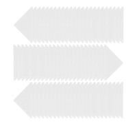 Generico Self Adhesive Collar Stays - 2.7 Inches, PVC Invisible Tape