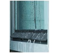 Generico Self-Adhesive Waterproof Window Rain Stopper, Black Rubber Sealing Strip for Sliding Doors & Windows, Prevents Water Backflow(150cm)