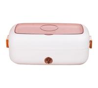 Generico Self Heating Lunch Box - Rechargeable Stainless Steel Leak Proof | 800ml Food Warmer Lunch Box For Men Women Kids Home Kitchen School Office Car Travel Camping Picnic