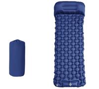 Generico Self Inflating Sleeping Pad, Sleeping Pad for Camping, Waterproof Inflatable, Anti-Slip Portable Foldable Mattress, Inflatable with Built-in Pillow, Ideal for Backpacking, Hiking (Style-D)