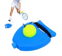 Generico Self-Study Tennis Base Trainer Baseboard Rebound Ball Training Tool, Tennis Trainer Rebound Ball with AntiTangle String | Portable Practice Equipment Kit for Adults, Beginner, Self-Training