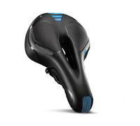 Generico Sella for bici da trekking, impermeabile, in schiuma di gel, comoda, compatibile con MTB, esercizi su strada(Blue)