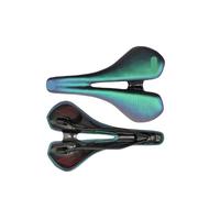 Generico Sella in Carbonio for Bicicletta da Strada, Compatibile con Piste ciclabili e Gare di Comfort, 270 x 168 mm(Green)