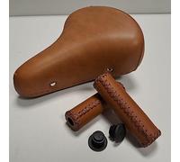 Generico Sella MONTEGRAPPA con Molle + CP MANOPOLE Eco Pelle per Bici GRAZIELLA - Epoca - Vintage