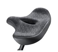 Generico Sella MTB comoda, ultra larga, ergonomica e, for bicicletta, ammortizzante, in schiuma for bici da città(MAX Hollow Black)