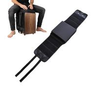 Generico Sella Per Cajon - Regolabile, Leggero E Con 2 Tasche Laterali - Accessorio per Tamburo a Cajon,Pratica Quotidiana, la Performance dal e le Prove in Studio