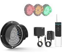 Generico Semaforo a LED telecomandato - Lampada di Segnalazione Rossa, Gialla e Verde da 5 Pollici, Plug & Play, AC110-240 V, Luce di Avvertimento Industriale per la Sicurezza e Il Controllo del traf