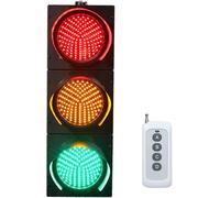 Generico Semaforo con Telecomando - Segnale LED Rosso Giallo Verde, Spia Luminosa Industriale Impermeabile per Uso Esterno, avviso di Arresto e ripartenza per banchina di carico (200 mm/8 Pollici)