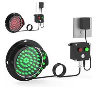 Generico Semaforo da Carico Rosso/Verde a LED, Luce LED 2 in 1 Stop e Vai, AC 110-240V, Luce di Segnalazione Industriale Stop e Vai, Controllo a Pulsante,125mm/5in