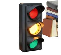 Generico Semaforo di segnale sociale alimentato tramite USB, lampada da scrivania a LED con indicatori/giallo/verde, indicatore di stato, segnale di non disturbare per casa, stanza o spazio condiviso