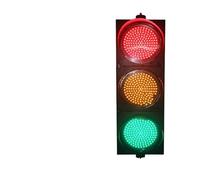 Generico Semaforo LED Industriale - Segnale Rosso/Giallo/Verde Impermeabile da 200 mm/300 mm con Telecomando, Facile Installazione a 12 V/24 V - Perfetto per la Gestione del Traffico e Gli avvisi di