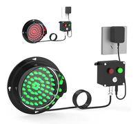 Generico Semaforo, luce 2 in 1 rossa/verde Stop e Vai, luce per banchina di carico industriale, per stazione di pedaggio, autolavaggio, corsia di parcheggio, controllo a pulsante, AC100-240V,125mm/5in