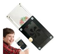 Generico Sensory Activity Board, Wooden Magic Transformation Boards, Adorable Woodens Puzzle Game, Creative Fun Sensory Games, Interactive Activities Toy for Home Kids Boys Girls, Black