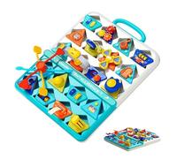 Generico Sensory Boards - Handle Fine Motor Learning Toys | Portable Activity Tool for Children Boys, Girls for Preschool Classroom, Airplane Home Playroom Features, Travel Car Children Usage