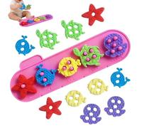 Generico Sensory Stacking Blocks - 16PCS Sea Animal Silicone Set