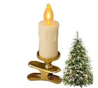 Generico Senza Fiamma - Finte a LED con Clip,Luce Soffusa a Clip per Casa, Matrimoni, Feste