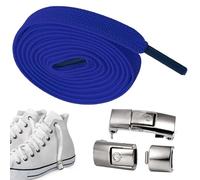 Genérico senza per anziani, elastici unisex, sportivi, stile corsa, per escursionismo, facili da indossare, blu, Consulte la descripción