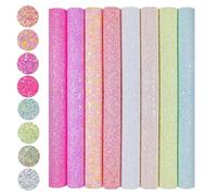 Generico Sequins for Crafts - 8 Pieces Craft Sequins | Beaded Jewelry Decoration | A4 Glitter Sequinss Sheet F0r Beading for Fabric Scrapbook Crafts Embroidery Costume Party Home Classroom