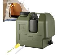 Generico Serbatoio 'Acqua Portatile - Serbatoio di Stoccaggio da 20 Litri con Rubinetto | Contenitore per Acqua da Campeggio 34,5x23,5x35 Cm per All'aperto, Picnic, Viaggi, Sopravvivenza, Zaino in Sp