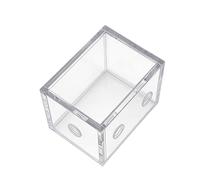 Generico Serbatoio raffreddato Acqua per Computer 175/350 / 525ML con connettori per Tubi Blocco Ventola Raffreddamento / 4 2 filetti per Raffreddamento Acqua Acrilico Computer WaterT Ank