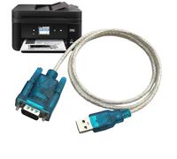 Generico Serie all'adattatore USB, adattatori da USB a 9 perni, adattatori della serie RS232 con chipset prolifico per la maggior parte dei sistemi informatici, ampiamente compatibili