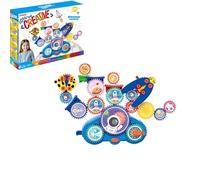 Generico Serifik Creative Learning Building Blocks, Serifik Electric Gear Building Blocks Toy Set, Assemble Over 100 Shapes, Luxury Gift Box for Gift Giving (D)