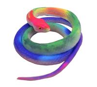 Genérico Serpente Falso - 70 cm Serpente Giocattolo | Serpente Realistica | Morbido Flessibile Modello Educativo Animale | Scherzo Halloween Giardino Bambini Apprendimento