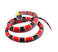 Genérico Serpente Falso - 70 cm Serpente Giocattolo | Serpente Realistica | Morbido Flessibile Modello Educativo Animale | Scherzo Halloween Giardino Bambini Apprendimento