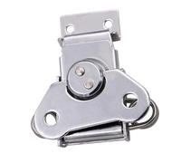 Generico Serratura a Scrocco in Acciaio Inox Morsetto a Molla Chiusura per Scatole e Armadietti Accessorio Pratico per Cassette degli Attrezzi e Contenitori Vari