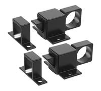 Generico Serratura Automatica a Molla in Lega di Alluminio 4 Pezzi, Chiavistello Autobloccante Resistente per Porte, Finestre e Armadi, Chiusura Elastica per Uso Interno ed Esterno