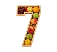 Generico Serving Trays for Party - Large Number Display Serveware | Charcuterie Boards Serving Platter | for Snack Candy Chocolate Cookie Cake Home Bar Birthday Party Wedding Holiday