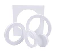 Generico Set 1 Cubi Geometrici per Fotografia di Prodotti in Schiuma Eva Bianca, Resistenti All'acqua e Leggeri per Sfondo e Scatti di Cosmetici e Still Life