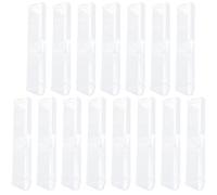 Generico Set 15 Pezzi Espositore per Penne a Sfera Trasparente in Acrilico, Astuccio Vuoto Compatto per Penna Singola, Portapenne Leggero e Portatile per Ufficio, Scuola e Viaggi