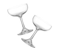 Generico Set 2 Bicchieri da Cocktail Vintage in Vetro 140Ml Calici Decorativi per Feste ed Elegante Servizio di Vino Rosso