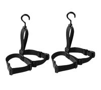 Generico Set 2 Cinghie per Appendere Stivali da Pesca in Poliestere Resistente Gancio Girevole, Accessorio Pratico per Attività Outdoor e Asciugatura Wader