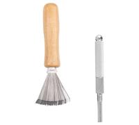 Generico Set 2 Pezzi Raddrizzatore e Pulitore per Fiori Rastrello in Acciaio, Strumento Pratico per Composizioni Floreali e Pulizia Piante, Accessori per Artigianato e Decorazioni Casa