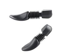 Generico Set 2pezzi Allargascarpe Regolabile in Plastico Nero per Donna, Supporto Scarpe per Mantenere la Forma e Prolungare la Vita delle Scarpe, Accessorio Essenziale