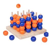 Genérico Set 3D di in: 13 x 13 x 8 cm, materiale in legno naturale, gioco versatile | apprendimento per bambini piccoli, sviluppo cognitivo, attività da tavolo per interni,
