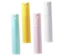 Generico Set 4 Flaconi Spray da Viaggio 30Ml in Plastica Resistente Bottiglie Vuote per Lozione Flaconi Spray Colorati Macaron per Trasporto Pratico e Ricarica Facile