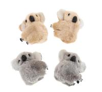 Generico Set 4 Pezzi Fermagli per Chioma Pelosi Koala in Lana D’agnello, Mini Mollette a Artiglio per Bambina, Accessori per Chioma Comodi e Decorativi, per Uso Quotidiano e Regalo