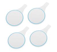 Generico Set 4 Pezzi Palette Cancellabili a Secco 15X25 CM Lavagne Bianche Portatili Tabelloni Segnapunti Scrittura su un Lato per Ufficio Aste e Votazioni