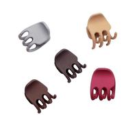 Generico Set 5 Pezzi Artigli per Chioma in Acrilico Opaco, Piccoli e Facili da Portare, Accessori Moda per Decorare i Chioma di Donne e Ragazze in Viaggio e Uscita Colore Colore Casuale
