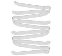 Generico Set 5pezzi Clip Spegni Candele in Acciaio Inossidabile Argento, Estintore di Candela Facile da Usare e Salva Stoppino, Pratico Gadget per Spegnere la Fiamma in Sicurezza
