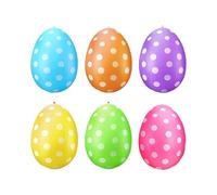 Generico Set 6 Uova di Pasqua Gonfiabili da Esterno - Addobbi Decorativi Festivi per Celebrazioni E Allestimenti Primaverili | Perfetti per Cortile Patio Centro Commerciale Feste Parrocchia Eventi