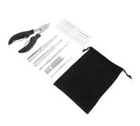 Generico Set 7 Pezzi per Pedicure Tronchesino Unghie Incarnite e Pinza a Becco D'aquila, Acciaio Inossidabile, Strumenti per Manicure e Pedicure Professionale